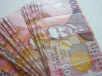 $100 Notes Close Up
