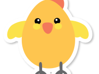 Easter Sticker Chick