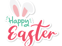 Easter Sticker Happy Easter