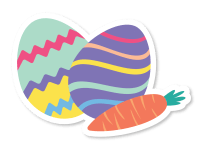Easter Sticker Eggs V1