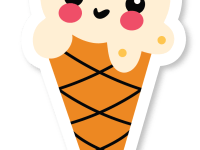 Ice-Cream Sticker